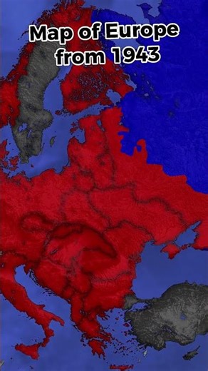 map of europe from 1943