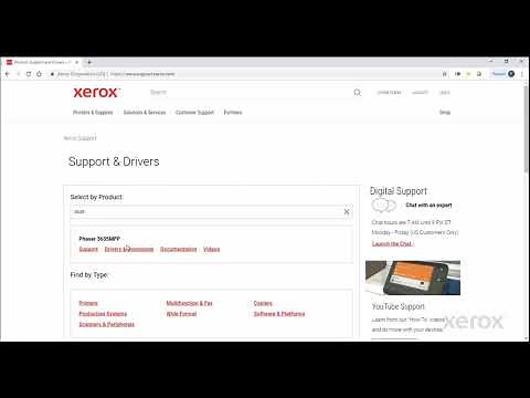 Xerox® Phaser® 3635 Downloading a Print Driver from Xerox.com