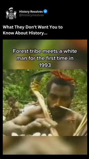 History | Ancient History on Instagram: "In 1993, deep in the remote rainforests of Brazil, members of the Yanomami people experienced an unexpected encounter with white men who had ventured into their territory, carrying cameras, notebooks, and unfamiliar technology that glinted in the sunlight. The air was thick with curiosity and tension as the Yanomami cautiously observed these strangers, their eyes reflecting a mixture of wonder, suspicion, and subtle fear, while the newcomers attempted ten