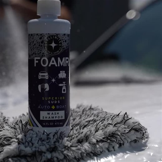 Collinite’s All New Deluxe Microfiber Wash Mitt Easily Lifts Dirt, Grime And Debris Super Soft, Elongated Twisted Loop Swirl-Free Fibers Elastic Cuff Ensures a Secure Fit and Superior Control Ideal For Foam Cannon, Bucket and Rinseless Washing | Collinite Wax Corporation