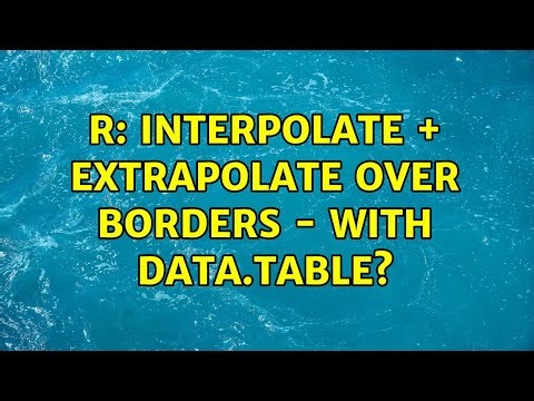 R: Interpolate + Extrapolate over borders - with data.table?