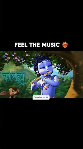 Krishna flute magic 🪈 #krishnaflute #krishnaflutemusic #krishna #bansuri #bhakti #ytshorts