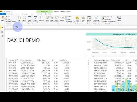 Using DAX Measures that calculate by row rather than a summary, in Microsoft Power BI