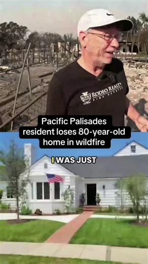 Pacific Palisades resident Brian Pado returned to his home to find it burned to the ground, and he is especially mourning the loss of the 80-year-old orange trees that were a fixture in the neighborhood. “Sifting through what is now the rubble, it’s unbelievable how little there is to find,” he said. https://cbsn.ws/4aeNuVW | CBS Mornings