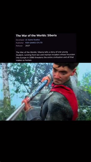 The War of the Worlds: Siberia tells a story of one young Student, running from law and martian invaders whose Incursion into Europe in 1896 threatens the entire civilisation and all that makes us human. #gaming #pcgaming | Rosy gaming