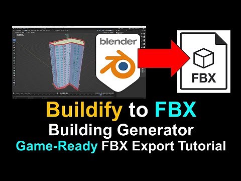 Easy 3D Building Creation with Buildify: Game-Ready FBX Export Tutorial for Blender