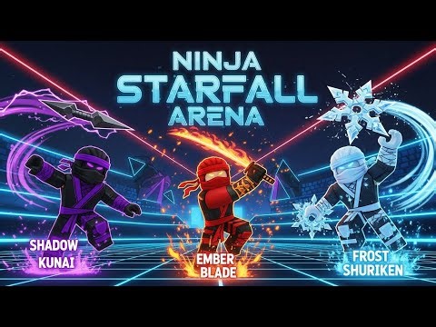 Ninja Starfall Arena | Roblox Neon Cyber Ninja
