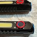 Flashlight Rechargeable Magnetic LED Flashlight 500LM Super Bright LED Tactical Flashlight with Cob Sidelight Waterproof 8 Modes for Camping Emergency and Outdoor Use 2 Pack