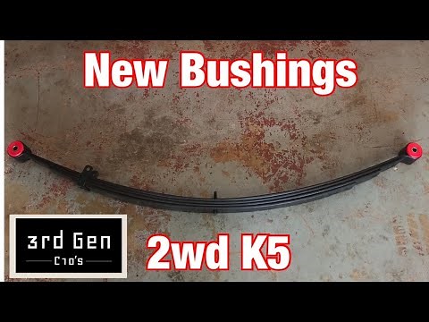 How to remove leaf spring bushings on Squarebodies.