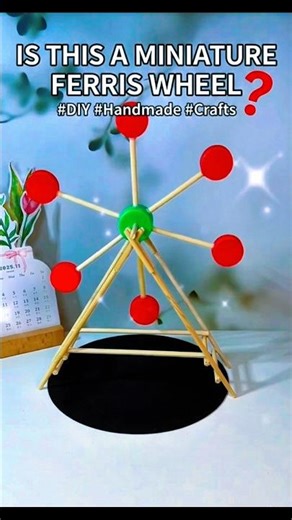 Mini Ferris Wheel #diy #homemadepapercraft #craft #reels #shortsfeed #howto #viral #shorts #asmr