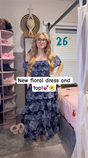 My new spring/summer dress & babydoll top + new hair color reveal🌼👱‍♀️#springoutfit #amazonfashion