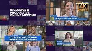 Videohive Online Meeting Group Video Conference - Zoom Event Promo - 31684763 AEdownload.com
