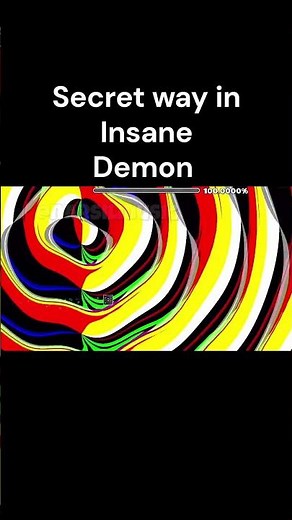 SECRET WAY IN INSANE DEMON 😱👀 [TUTORIAL] #geometrydash #demon #gd #extremedemon #music