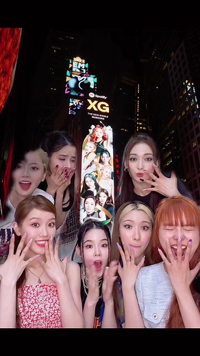 XG's 'MASCARA' Dominates Times Square | Spotify Thank You