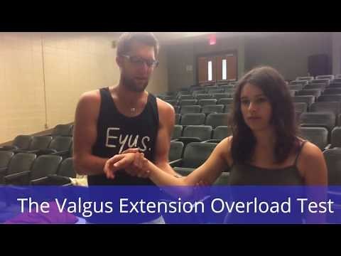 The Valgus Extension Overload Test