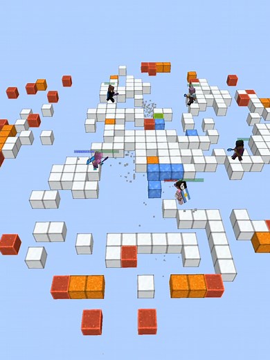 Minecraft Spleef: Fun Gameplay Moments