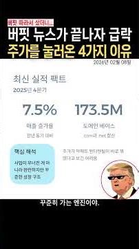 버핏 뉴스가 끝나자 주가가 멈췄다… 베리사인, 지금 시장이 보는 포인트 3개