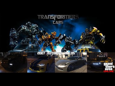 GTA online Transformers 2007 Autobots Cars build - Transformers Cars in GTA Online