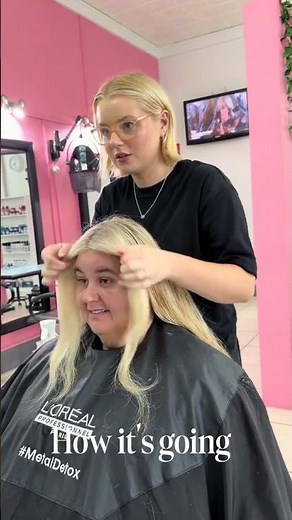 Where we started vs. how it s going #process #transformation... #Shorts #blondedbyellie