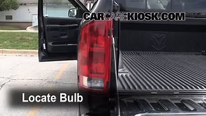 Rear Turn Signal Replacement on a 2003 Dodge Ram 2500 5.9L 6 Cyl. Turbo Diesel Crew Cab Pickup (4 Door)