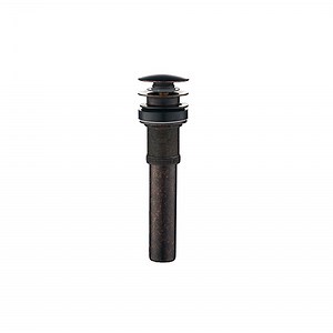 [Hot Item] Brass Clic Clac Waste Without Overflow Spring-Loaded Sink Stopper