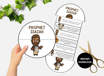 Isaiah's Prophecy Bible Story Folding Surprise Craft for Sunday School
