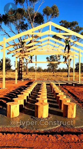 Complete Sheep Shed Construction Time-Lapse | From Foundation to Finish 🐑🏗️
