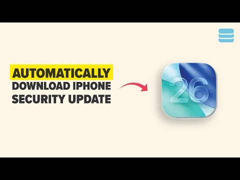 How to Automatically Download iPhone Security Updates Full 2026 Guide
