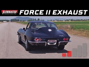 1963-67 Corvette C2 SBC - Force II Crossmember-Back Exhaust System 817675