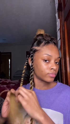 Easy Quick Hairstyles with Braiding Hair: Pt 2 😍 #fyp #viral #xyzbca ... | hairstyles with braiding hair