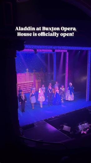 And just like that … Aladdin is officially open! ✨ | Buxton Opera House