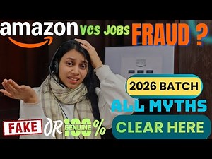 Beware of Fake Amazon Job, Hiring Scam Alert | Amazon VCS | Work From Home | Amazon jobs | Amazonian