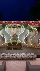 3d Design for a Beautiful Reception #eventdecor #wedding #venuedecoration