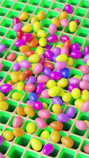 Perfect Egg Drop 🥚✨ Color Pop Falls, Clean Landings #shorts #satisfying Loop 113