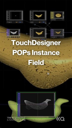 The Interactive & Immersive HQ on Instagram: "In this tutorial with Marco (@reflekkt_), get to know the POPs family better and learn how to make use of various attributes to create an interactive instancing field. Watch the tutorial now at the link in our bio 🔗 #interactiveimmersivehq #touchdesigner #pointoperators #instancing #touchdesignercommunity #touchdesignertutorial #interactiveart #interactivetech #creativecoding"