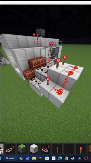 SPIRAL 3X3 CAVE DOOR REDSTONE
