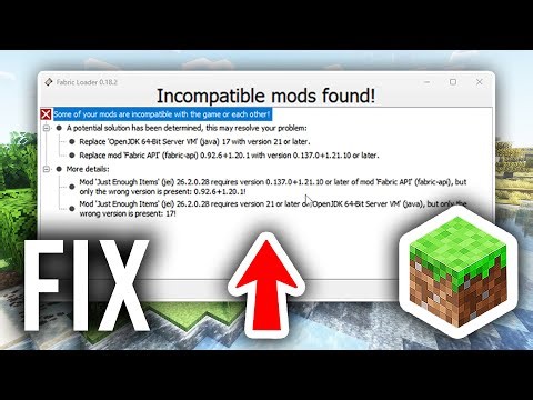 How To Fix Incompatible Mods Found Fabric - Step By Step