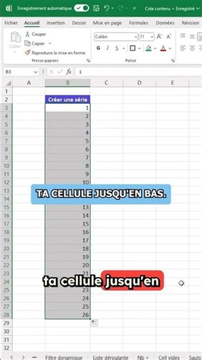 3 methods for creating a number sequence!\nWhich one do you prefer?
