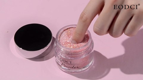 Dip Powder Glitter Color, Silver With Sequin/Glitter Dipping powder 28+ Long-Lasting Build Powder Pro System Salon DIY at Home No Needed Lamp Cured 1oz