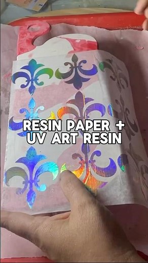 😮 Resin Paper + UV Art Resin = Mind Blowing