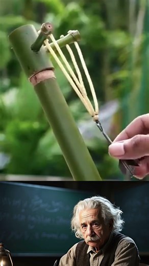 DIY Bamboo Crossbow: Simple & Powerful #physics