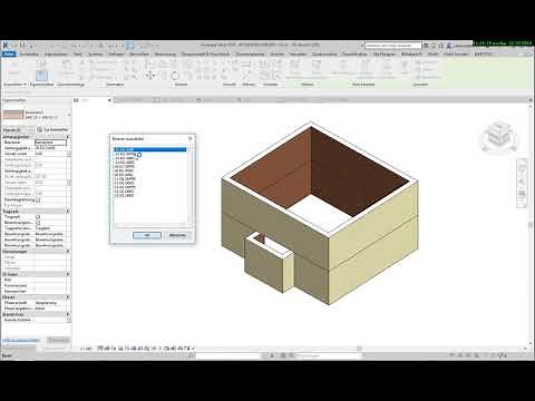 Revit Grundkurs: 2.4. Modellieren der KG-Außenwände