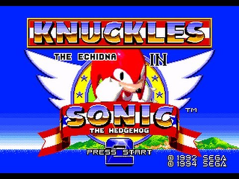 Knuckles in Sonic 2 (Sega Genesis)