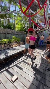 140K views · 671 reactions | #repost (IG/oliviavivian) "Every Ninja’s dream backyard! It took me forever to land the first sideways lache catch! 亮#ninja #ninjawarrior" | Wolf Pack Ninjas | Facebook