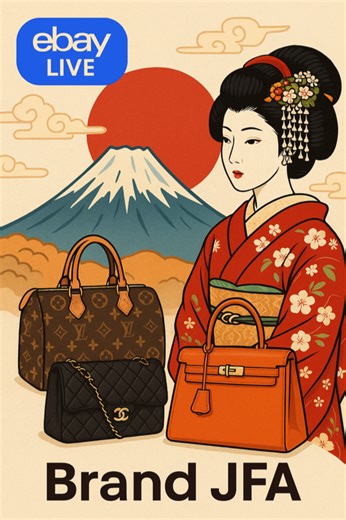 🌸 Authentic Designer Bags from Japan — $1 Start! CHANEL, LV & More 💼 | eBay Live Video