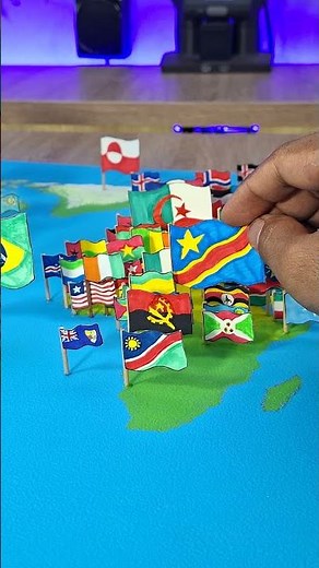 All the flags of the world in miniature! 🌍🚩 #shorts