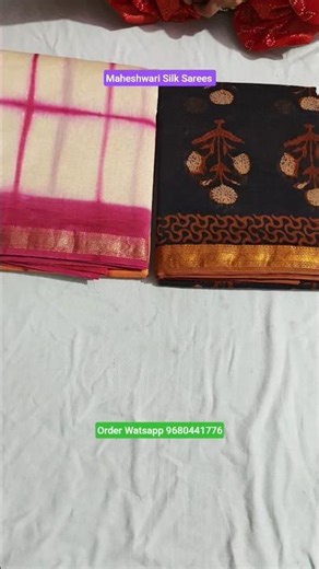 Maheshwari Silk Sarees new collection ।। Free shipping ।। silk Sarees collection।।💐 part 2501021