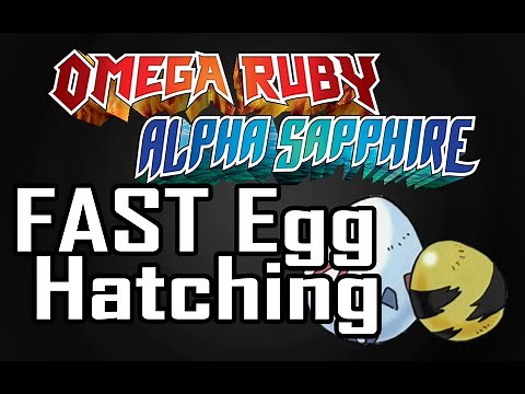 SUPER FAST Egg Hatching Method 【Pokemon Omega Ruby Alpha Sapphire】