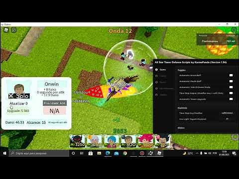 Script All Star Tower Defense, auto join Inf, auto upgrade, auto evolve, macro settings ...