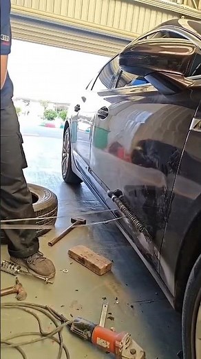Fixing a Car Door Dent Like a Pro! 🚗✨ | Amazing Dent Repair Transformation